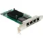 Inter-tech ST-7238 / Karta sieciowa / 4X RJ45 / Gigabit / PCI Express / Intel I350