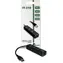 Inter-tech IT-310 / Adapter Ethernet / USB-A / Gigabit LAN / obudowa aluminiowa / koncentrator 3x USB 3.2 Gen 1