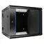 Extralink AZH czarny / Rack / Ścienny / 19" / 6U / 600x600 mm / dwusekcyjny