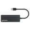 Hub USB Manhattan 4X USB-A czarny / Hub USB / USB 3.2 Gen 1 / 5 Gbit/s / Zasilanie magistrali