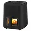 Extralink Home SJ-500 5L czarny / Frytkownica na gorące powietrze / 1500W / 80-200°C / sterowanie dotykowe