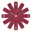 TFA 60.3020.05 CLOCK IN THE BOX czerwony / Zegar ścienny /  40 cm / Cicha praca / Baterie AA