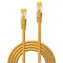Lindy 47665 żółty / Kabel krosowy / Cat7 S/FTP / LSZH / 5 m