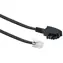 Schwaiger RJ-12-TAE-F czarny / Kabel telefoniczny / 6P2C-6P4C / 3 m