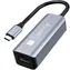 Techly IDATA USB-ETGIGA-CA / adapter USB-C do RJ-45 / Gigabit Ethernet / USB 3.2 Gen 1 / obudowa aluminiowa