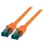 EFB pomarańczowy / Kabel krosowy / Cat6a S/FTP / LSZH / RJ-45 / 3 m