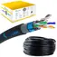 Extralink CAT5E SFTP V2 czarny / Kabel sieciowy / S/FTP / zewnętrzny / 305 m