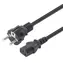 Kabel zasilający Manhattan CEE7/7 - C13 czarny / Kabel zasilający / 5 m / 250 V / 2,5 A
