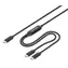 Manhattan 355810 czarny / Kabel / USB-C - USB-C / 100 W PD / 2 m