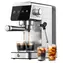 AMZCHEF CE-AZ-EM1501-SV srebrny / Ekspres do kawy dźwigniowy / 1350 W / 1,2 l / 20 bar