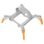 Podwozie SUNNYLIFE do DJI Mini 4 Pro pomarańczowe / N4P-LG700-C / Wzrost 30 mm / Składane nogi