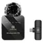 Puluz PU648B czarny / Mikrofon krawatowy / zestaw 2 szt. / bezprzewodowy / USB-C / 2,4 GHz