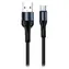 Colorway czarny / Kabel do transmisji danych / USB-A - USB-C / 2,4 A / 1 m