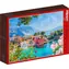 Puzzle ALIPSON Kolorowa wioska Assos, Grecja / 500 elementów
