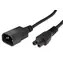 Kabel zasilający OEM IEC320/C14 - C5 (koniczyna) czarny / Kabel zasilający / 1,8 m