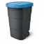 Kosz na śmieci Prosperplast Wheeler 95 l antracyt, niebieska pokrywa / Plastik / H 76,2 × W 49,6 cm