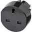 Adapter podróżny Brennenstuhl UK- EU czarny / Adapter podróżny / gniazdo