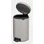 Kosz na śmieci Brabantia Newicon pedałowy jasnoszary / 12 l / średnica 25,1 cm / wysokość 41,1 cm