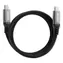 Kabel magnetyczny ADATA USB-C czarny / Kabel / USB-C - USB-C / 100W PD / 10 Gb/s / 1 m