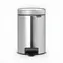 Kosz na śmieci Brabantia Newicon Pedal 3 L, stal błyszcząca / średnica 16,8 cm / wysokość 26,4 cm