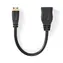 Kabel HDMI mini-HDMI Nedis High Speed 0,2 m czarny / HDMI / 4K 30 Hz / 10,2 Gb/s / Ethernet