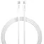 Kabel ładujący Devia SMART Series USB-C - USB-C biały / Kabel ładujący / PD 100 W / 1,5 m