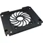 Rama montażowa Inter-tech 5,25” do 1 dysku HDD/SSD 3,5”/2,5” / Rama / Wentylator 12 cm / Czarna