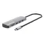 Manhattan 190459 szary / Stacja dokująca USB-C / HDMI 4K/60Hz / PD 100W / RJ-45