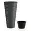 Doniczka Prosperplast SAND SLIM antracytowa 29,6 cm / Pojemność 22 l / Wysokość 52 cm / Plastik