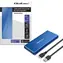 Obudowa Qoltec do dysku SSD M.2 SATA niebieska / Obudowa / USB 3.0 / 5 Gbit/s