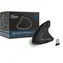 Inter-tech Eterno KM-206R czarna / Mysz ergonomiczna / Bezprzewodowa 2,4 GHz / 1600 DPI / 6 przycisków