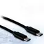 Kabel Inter-tech USB-C 1 m czarny / Kabel / USB-C (M) - USB-C (M) / USB 2.0