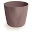 Prosperplast Doniczka MILLY ROUND marsala / Średnica 23,6 cm / Wysokość 20,8 cm / Pojemność 7 l / Plastik