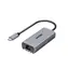 Unitek USB-C do RJ45 5Gbps szary / Adapter sieciowy / Ethernet 5 Gbit/s / USB typu C