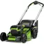 Greenworks GD60LM51SP czarna / Kosiarka akumulatorowa z napędem / 60 V / szerokość koszenia 51 cm / kosz 55 l / bez akumulatora i ładowarki