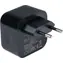 Inter-tech PD-2036 czarny / Ładowarka / 2x USB-C / 36 W / PD