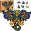 Puzzle PUZZLER Święty Słoń / Drewniane / 160 elementów / 297x210 mm