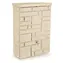 Prosperplast Beczka na deszczówkę MAURANO słoma granitowa / 300 l / 40 x 118 cm