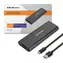 Qoltec Zewnętrzna obudowa do SSD M.2 NVMe PCIe czarna / Zewnętrzna obudowa / USB Type-C