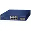 Planet GS-2210-8P2S / Przełącznik / PoE+ / 8x RJ-45 10/100/1000 / 2x SFP / Zarządzalny L2