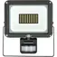 Brennenstuhl JARO 4060 P black / LED spotlight / 30W / 3450lm / IP65 / motion sensor