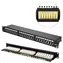 Extralink CAT6 STP V2 / Patch panel / 24 porty / ekranowany STP / 1U / czarny
