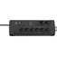 Brennenstuhl Premium-Line czarny / Listwa przeciwprzepięciowa / 8 gniazd / Kabel 3 m / 60 000 A / IP20