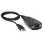 Adapter EATON USB-A do RS232 DB9 0,91 m czarny / Adapter / DB9 męski / USB-A męski