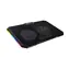 Fury Gunbai G3 czarna / Podkładka chłodząca / do laptopów do 17,3" / 2x wentylator / Podświetlenie RGB / 2x USB 2.0