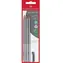 Ołówek grafitowy Faber-Castell Grip 2001 / trójkątny / twardość B / 3 szt. + gumka
