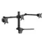 Stojak biurkowy Equip na 3 monitory czarny / Stojak biurkowy / 17-27" / nośność 21 kg / VESA 75-100 / 360°