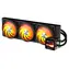 darkFlash DE360 czarny / Chłodnica procesora AiO / 3x 120 mm / podświetlenie ARGB / 800-2000 obr./min / 36 dB / Intel + AMD