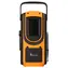 Extralink Power Ranger EPS-6000 czarno-żółty / Power bank / 6000 mAh / radio FM / dynamo / panel słoneczny