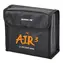 Torba na baterie SUNNYLIFE A3-DC599, czarna / do DJI Air 3, Air 3S / 3 gniazda